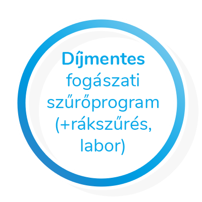 Díjmentes fogászati szűrőprogram grafika