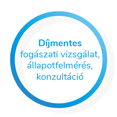 Díjmentes fogászati vizsgálat grafika