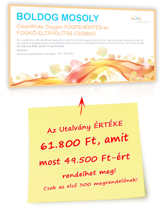 Boldog Mosoly utalvány grafika