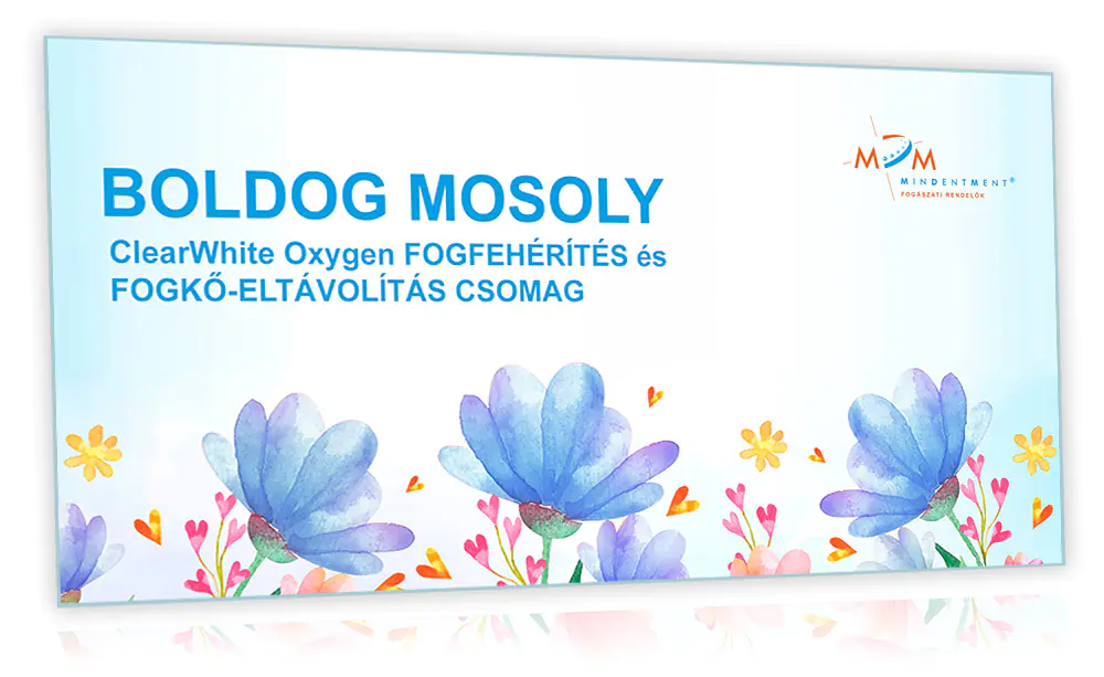 Boldog Mosoly utalvány grafika